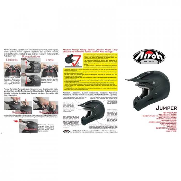 Airoh Jumper Mister X rot Dekor - KTM-Shop24.de