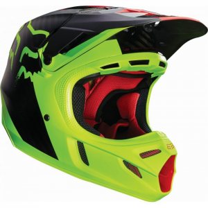FOX V4 Libra Helm in gelb