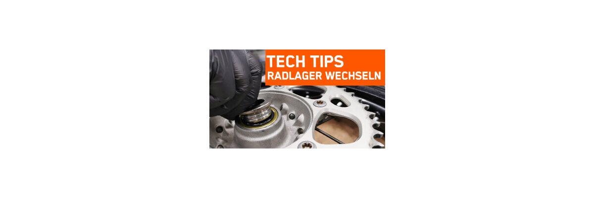 Tech Tips mit Steve: KTM Radlager wechseln - 