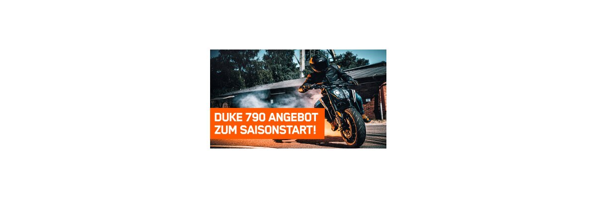 KTM DUKE 790 - Einmaliges Angebot zum Saisonstart! - 