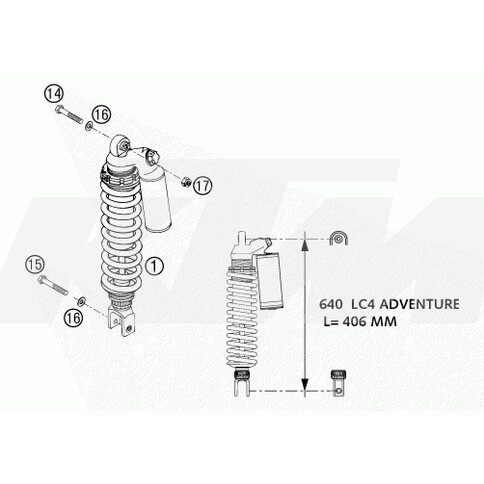 KTM OEM Ersatzteil 0118X726