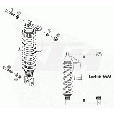 KTM OEM Ersatzteil 0118X727