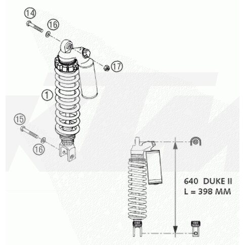 KTM OEM Ersatzteil 0118Y736