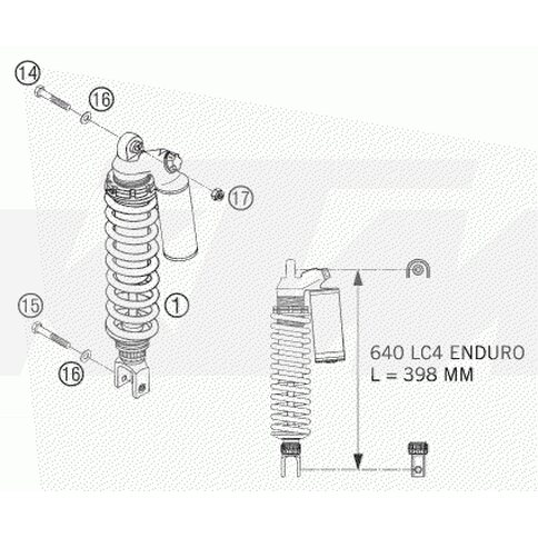 KTM OEM Ersatzteil 01187A03