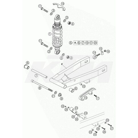 KTM OEM Ersatzteil 0318X914