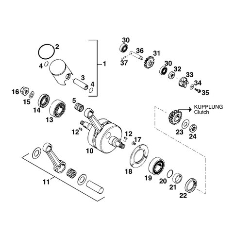 Nadelrolle DIN5402 NRB 4x19,8