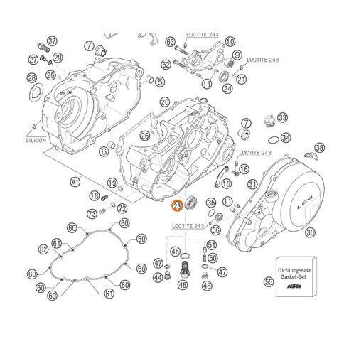 Zyl.Rollenlager NJ203 ECP C3