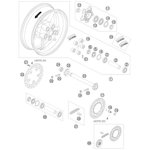 AUFKLEBER MARCH. 2LI+2RE WEISS