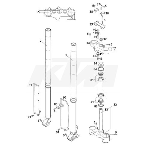 KTM OEM Ersatzteil 0518V707LS