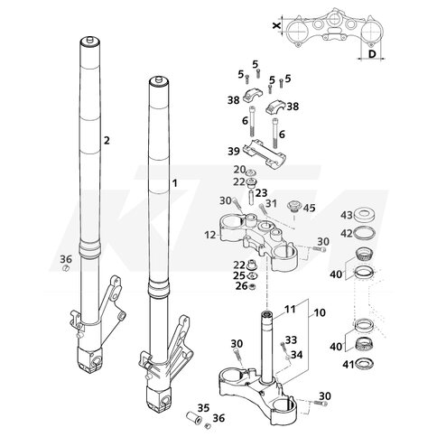 KTM OEM Ersatzteil 0518V798RS