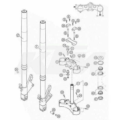 KTM OEM Ersatzteil 0518W716RS