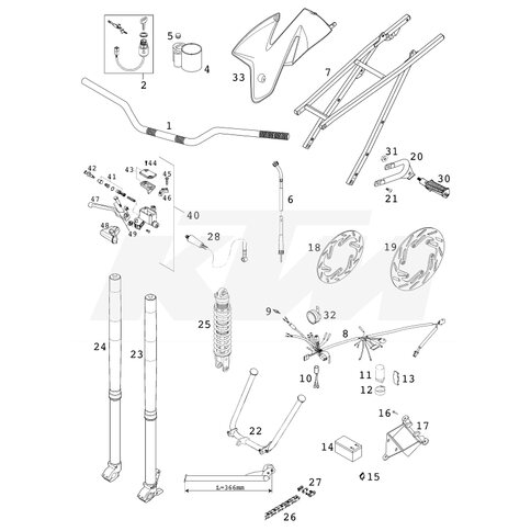 KTM OEM Ersatzteil 0618T777LS