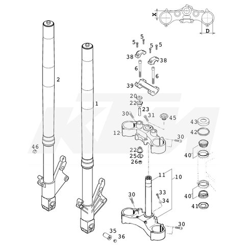 KTM OEM Ersatzteil 0518U795RS