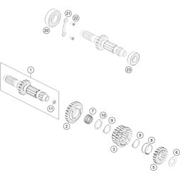 Rillenkugellager 6203 RSH C3