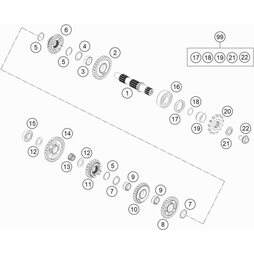 Rillenkugellager 6204 JR2 C4