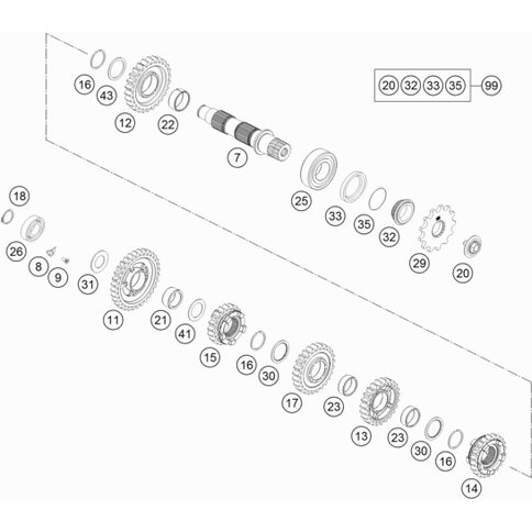 Rillenkugell. 6203 JR2 C3