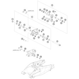 Wellendichtring 20x26x4 NBR