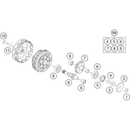 Wellendichtring 22x32x7 BSL NBR