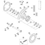 SPEICHENSATZ HINTEN 16