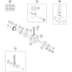 KW REP. KIT 125-200SX/EXC11-15