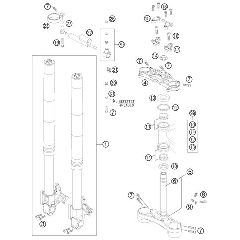 Zylinderschraube DIN6912-M8x25-8.8