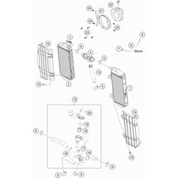 Schraube für Kunststoff D=4x18