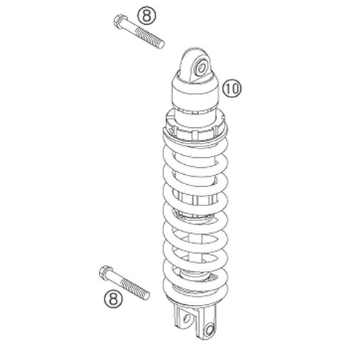 MONOSHOCK 450/525 SX RAC. 2005