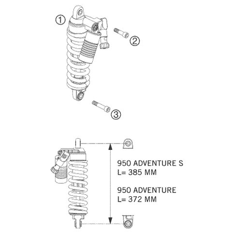 MONOSHOCK 950 ADVENTURE   2005