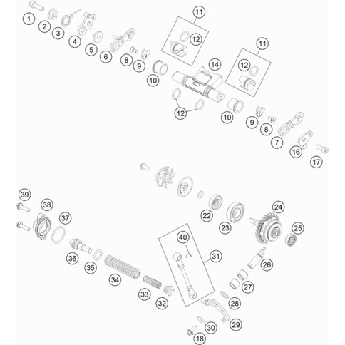 KTM Senkschraube M5x10 0019050106S - KTM-Shop24.de