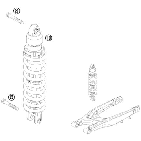 MONOSHOCK WP PDS 200XC      08