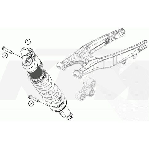 MONOSHOCK LINK 350 XC-F   13