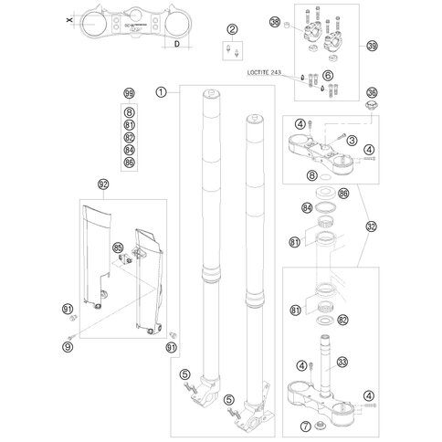 GABEL WP D=48 250/300 SD    08