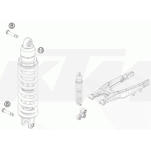 MONOSHOCK LINK 150 XC 12