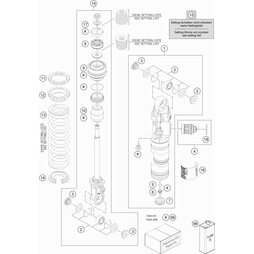 Kontermutter Dämpfer M44x1,5