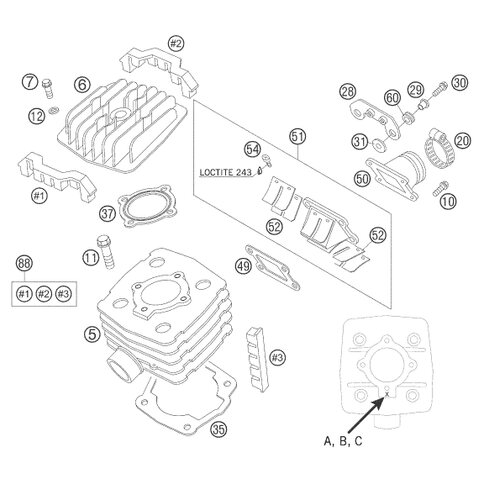 ZYLINDERKOPFDICHTUNG 50 AC  02