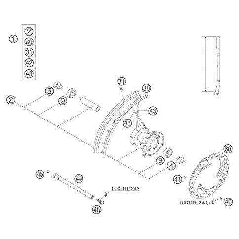 SPEICHE M3,5X149MM