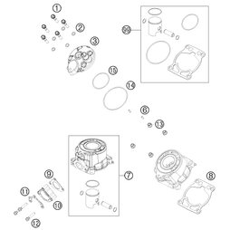 Zylinderfussdichtung 0,5mm