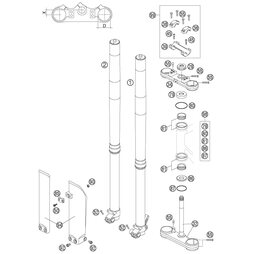 GABELSCHUTZ-SET 85/105 SCHWARZ