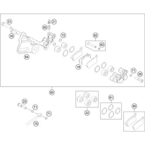 ISK.SCHRAUBE + S-RING 85/105