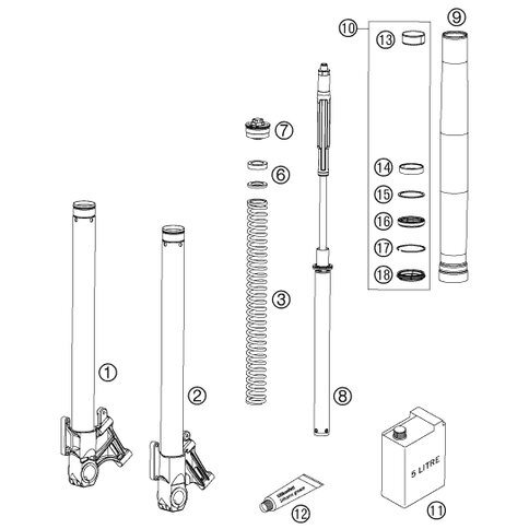 AUSSENROHR L=550MM D=54/60