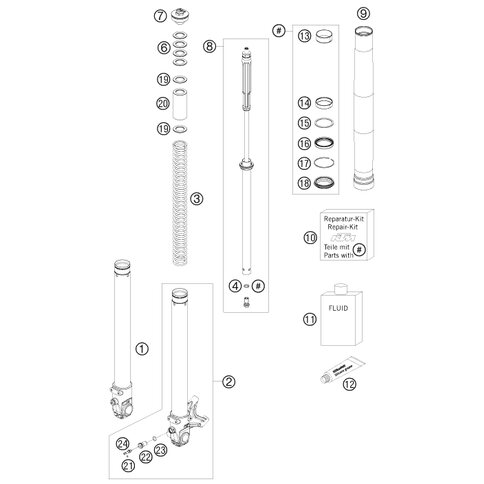 AUSSENROHR L610 D54/D60 2L ROA