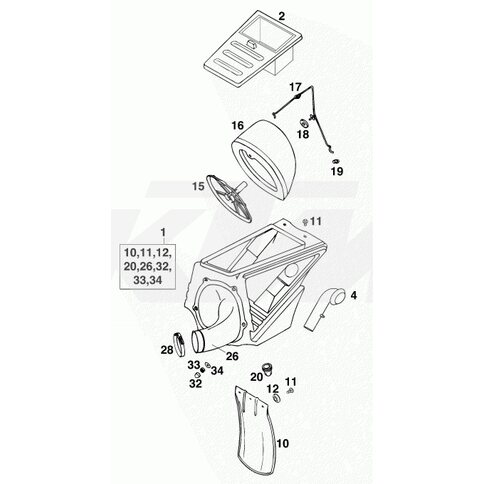 KTM OEM Ersatzteil 51106016000