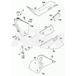 KTM OEM Ersatzteil 51107040050