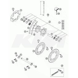 SPEICHE M5X197-10G 18 DDE