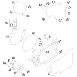 Kupplungsdeckeldichtung 0,5mm