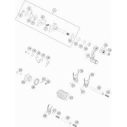 ARRETIERHEBELFEDER 2,5MM   98