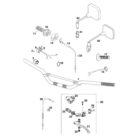 KUPPLUNGSHEBEL KPL.250-380 98