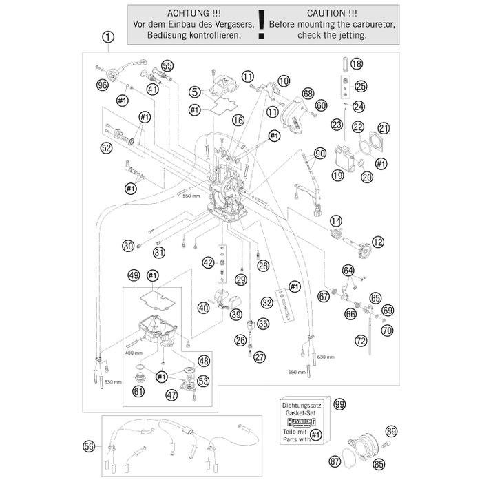 DICHTPL. GASSCH. FCR-MX M. 04 von KTM - 57331035153 - ktm-shop24