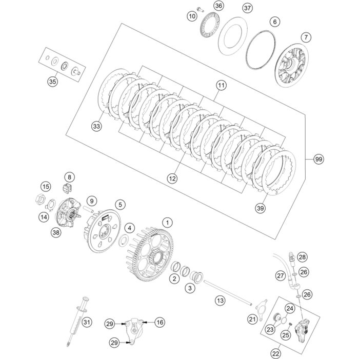 KOLBEN KPL. von KTM - 54832066000 - ktm-shop24.de - KTM-Shop24.de