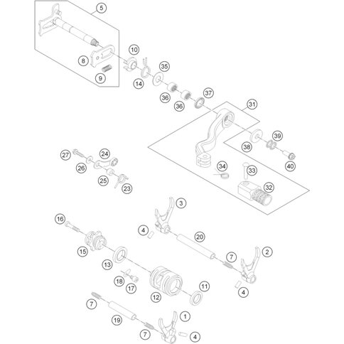 SCHALTGABEL 4./5. GANG      03